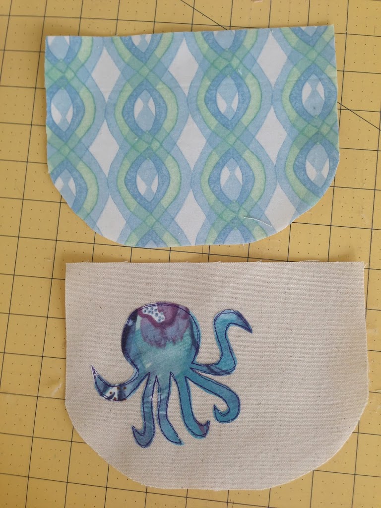 Crab Beach Party- Zippered Pouch, Medium – Octopus Ink