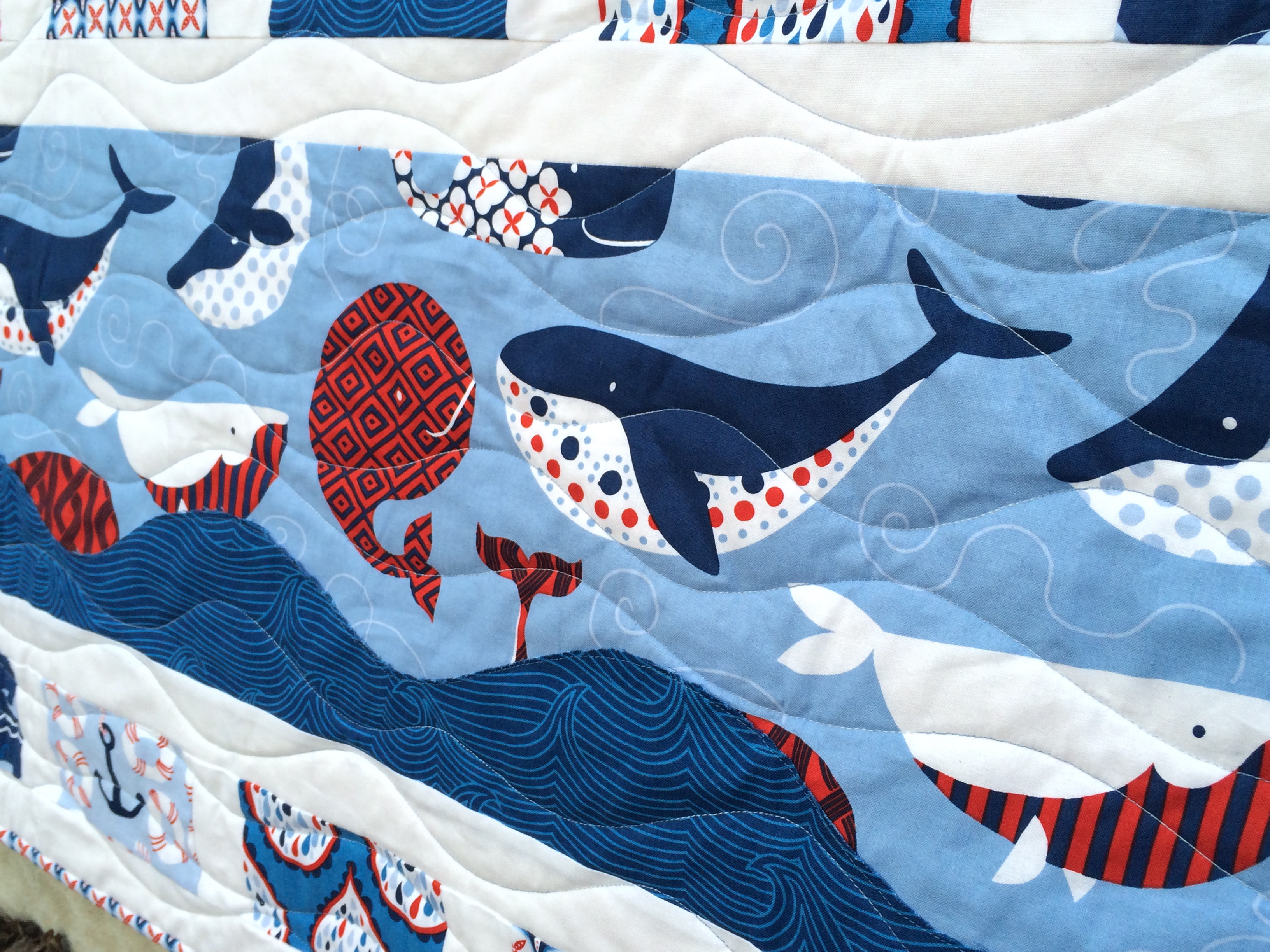 Whaley Whale Quilt Tutorial