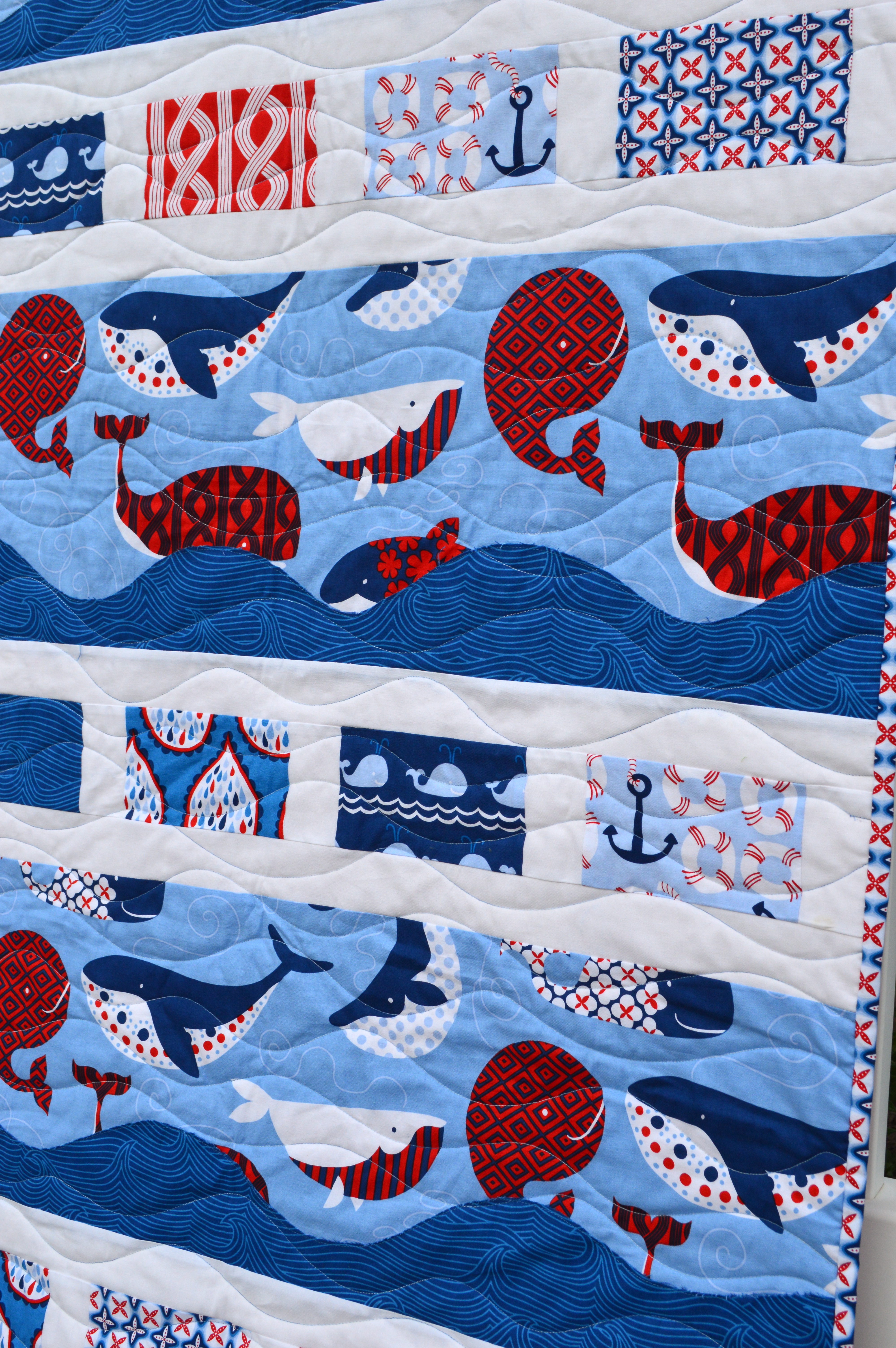 Whaley Whale Quilt Tutorial