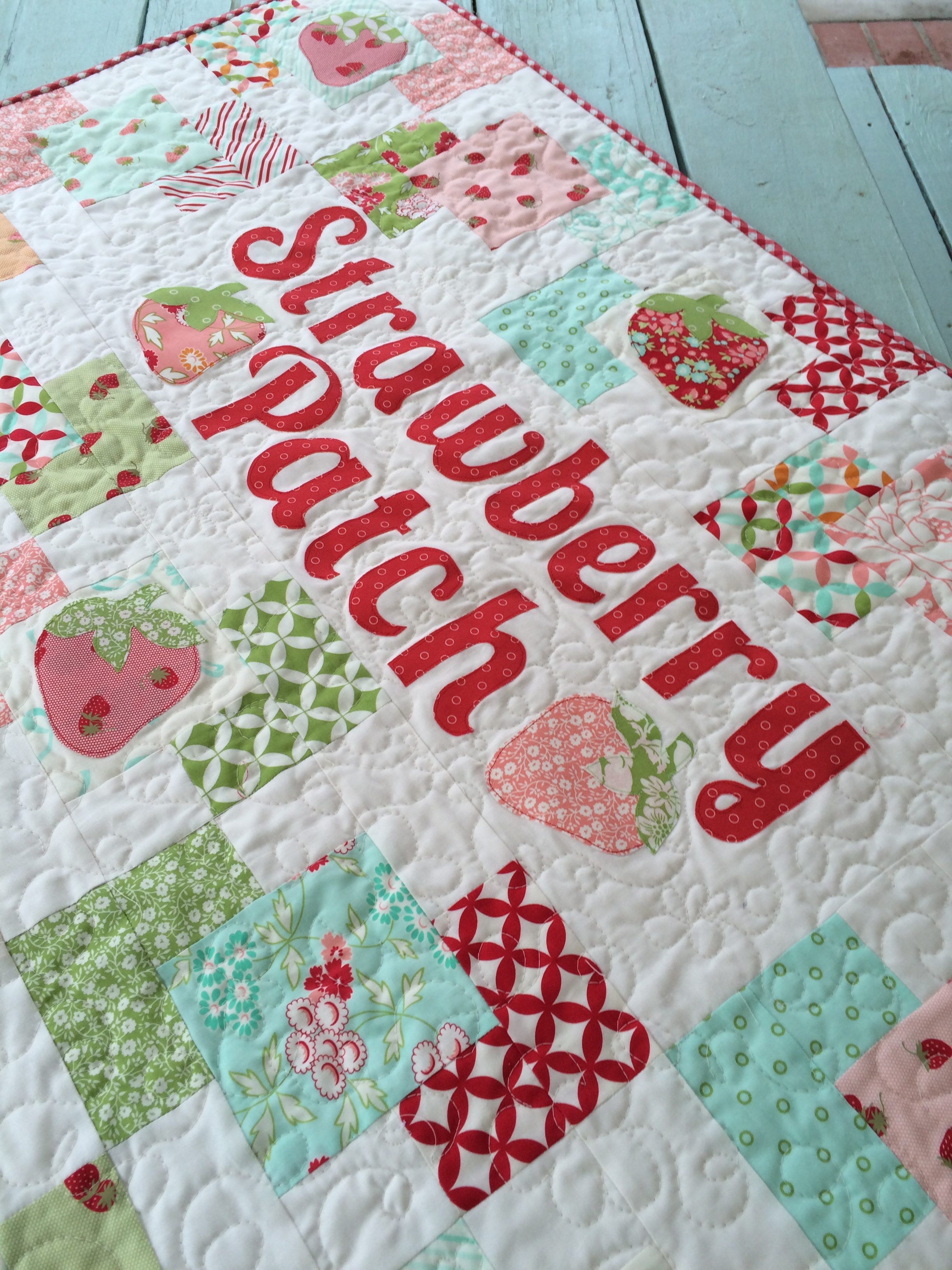 Strawberry Patch Quilt Pattern Available Now 