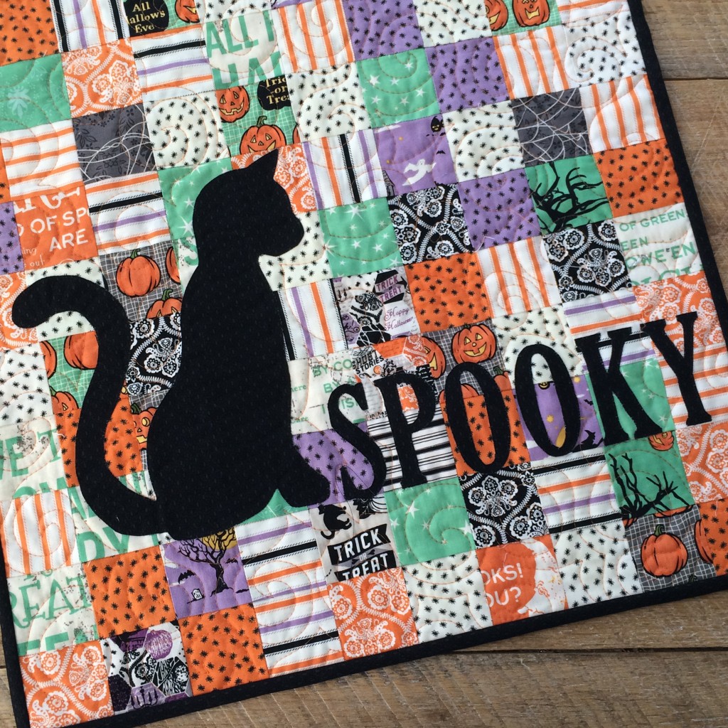 spooky mini quilt 5