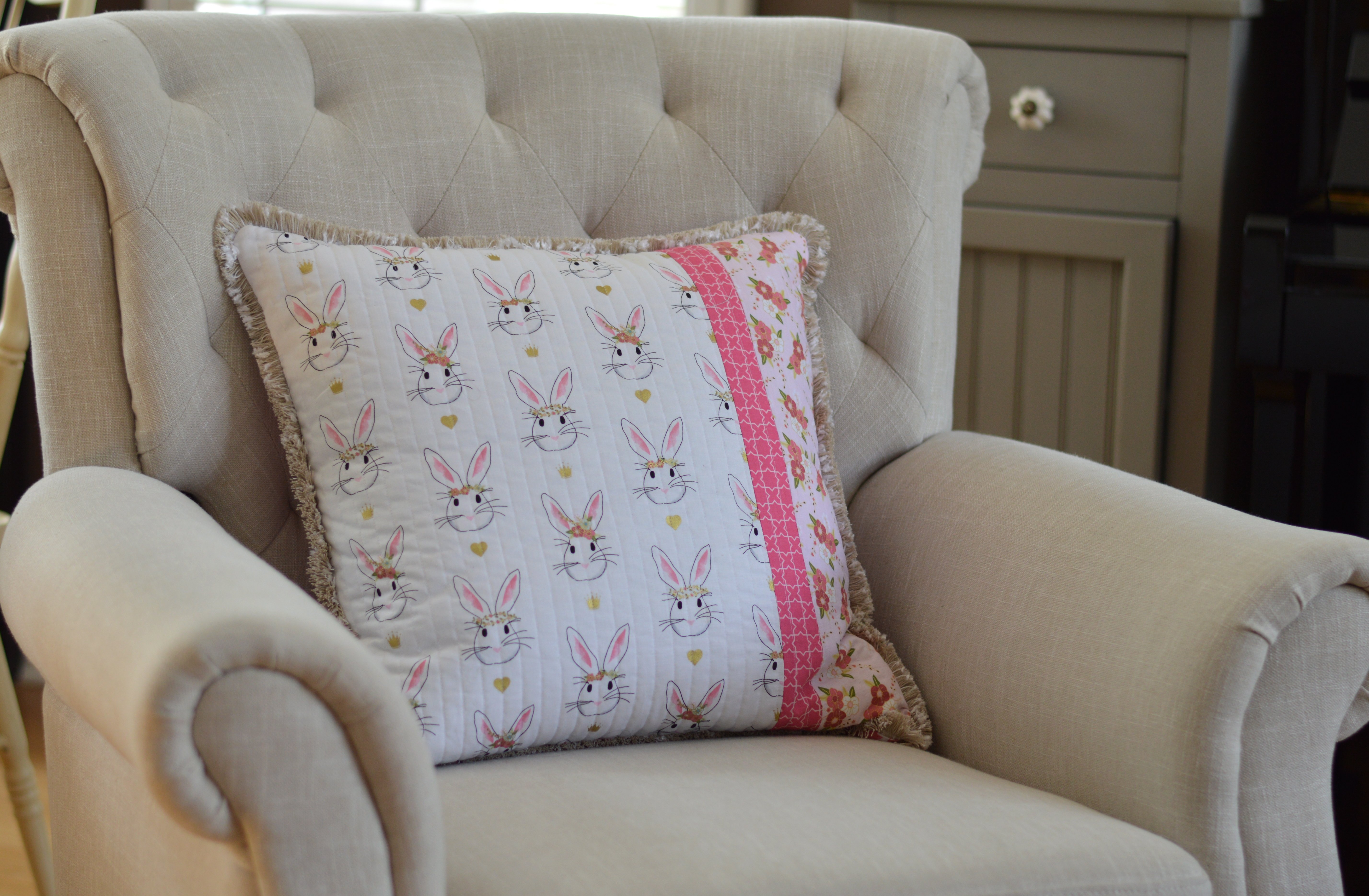 pier one bunny pillow