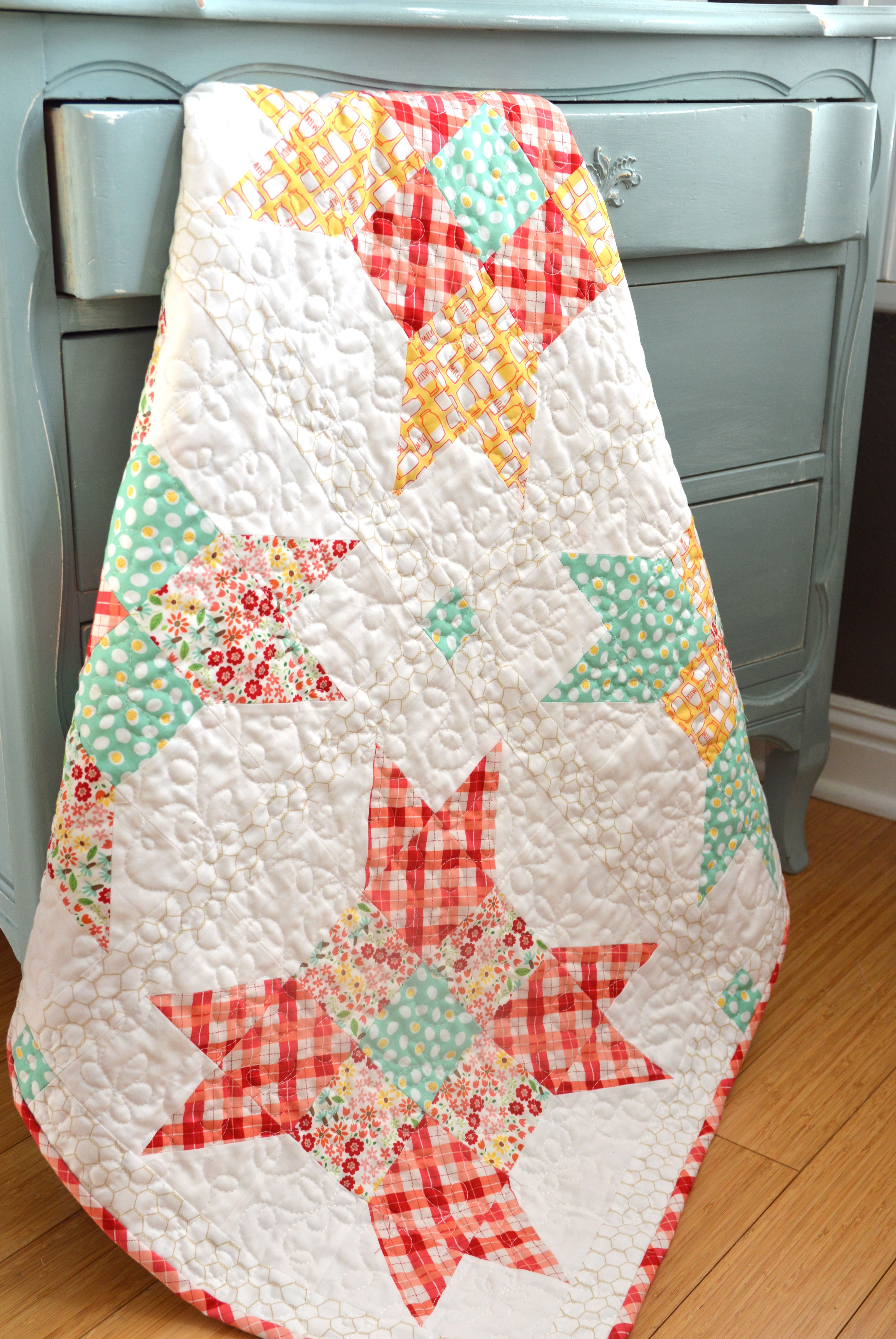 Five Fat Quarter Fun Free Quilt Pattern Fresh Eggs