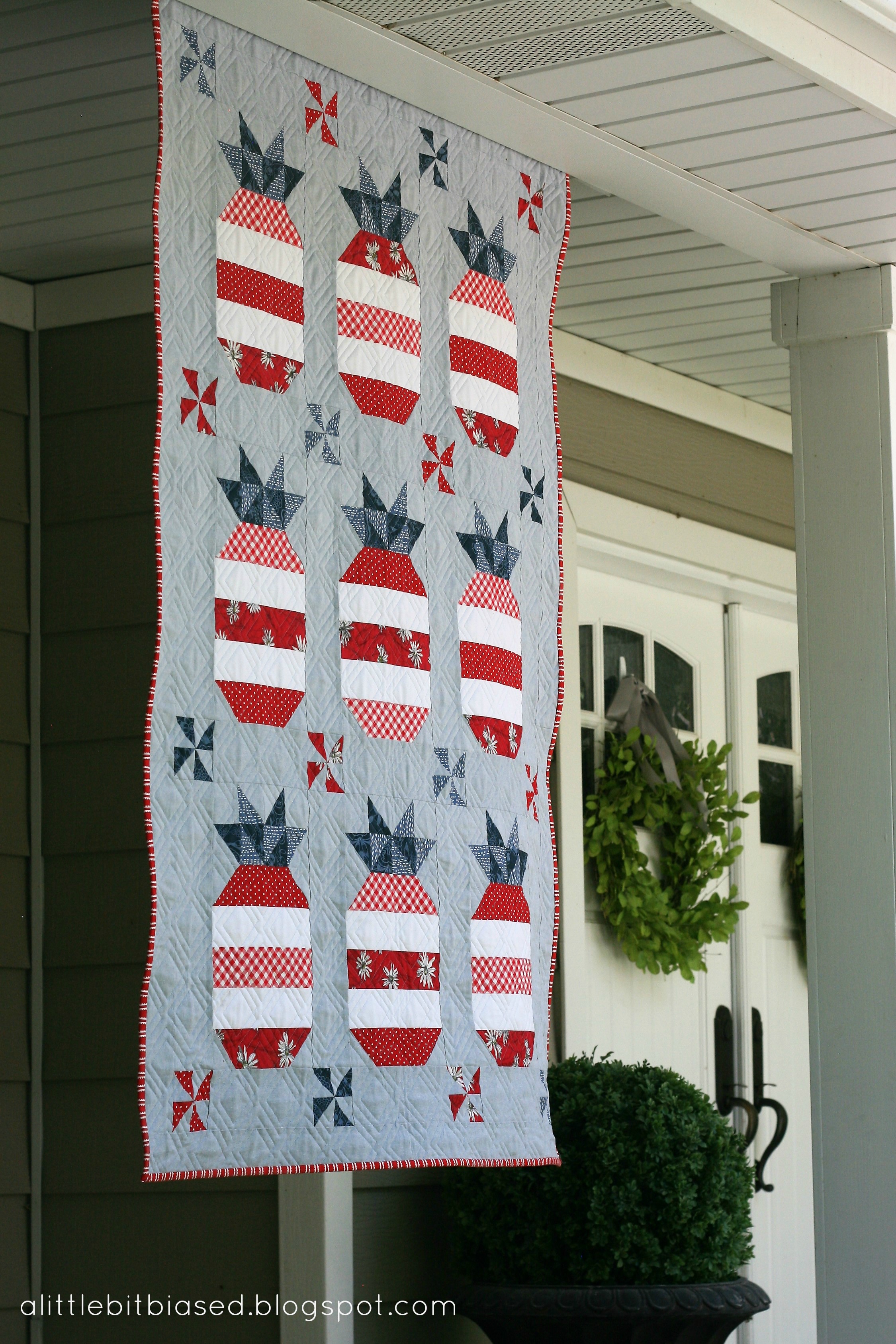 Star Spangled Pineapple Quilt