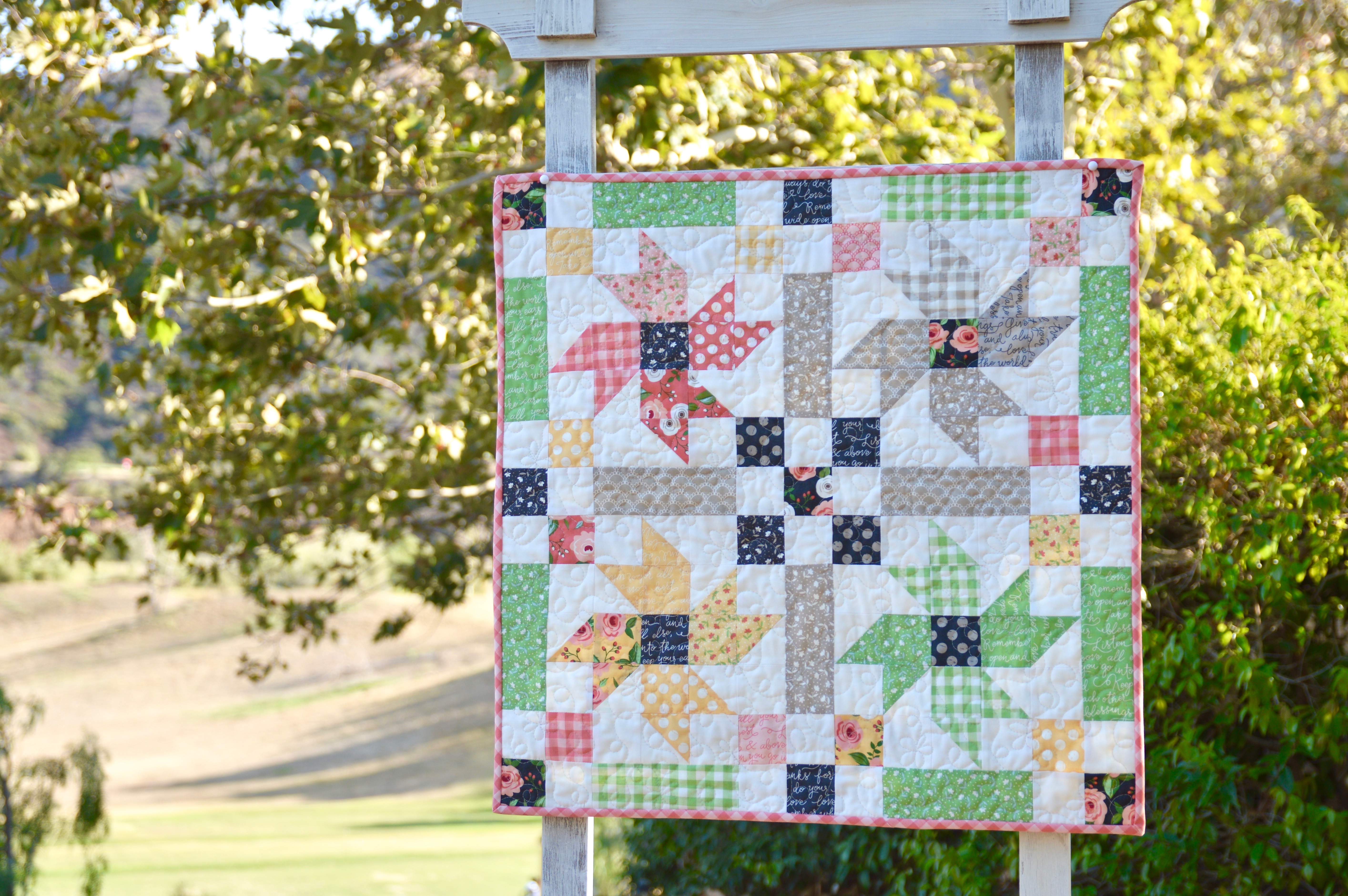 Country Flowers Quilt Pattern