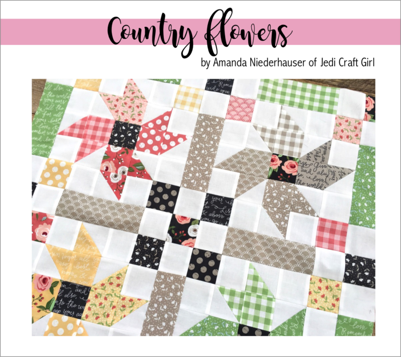 Country Flowers Quilt Pattern