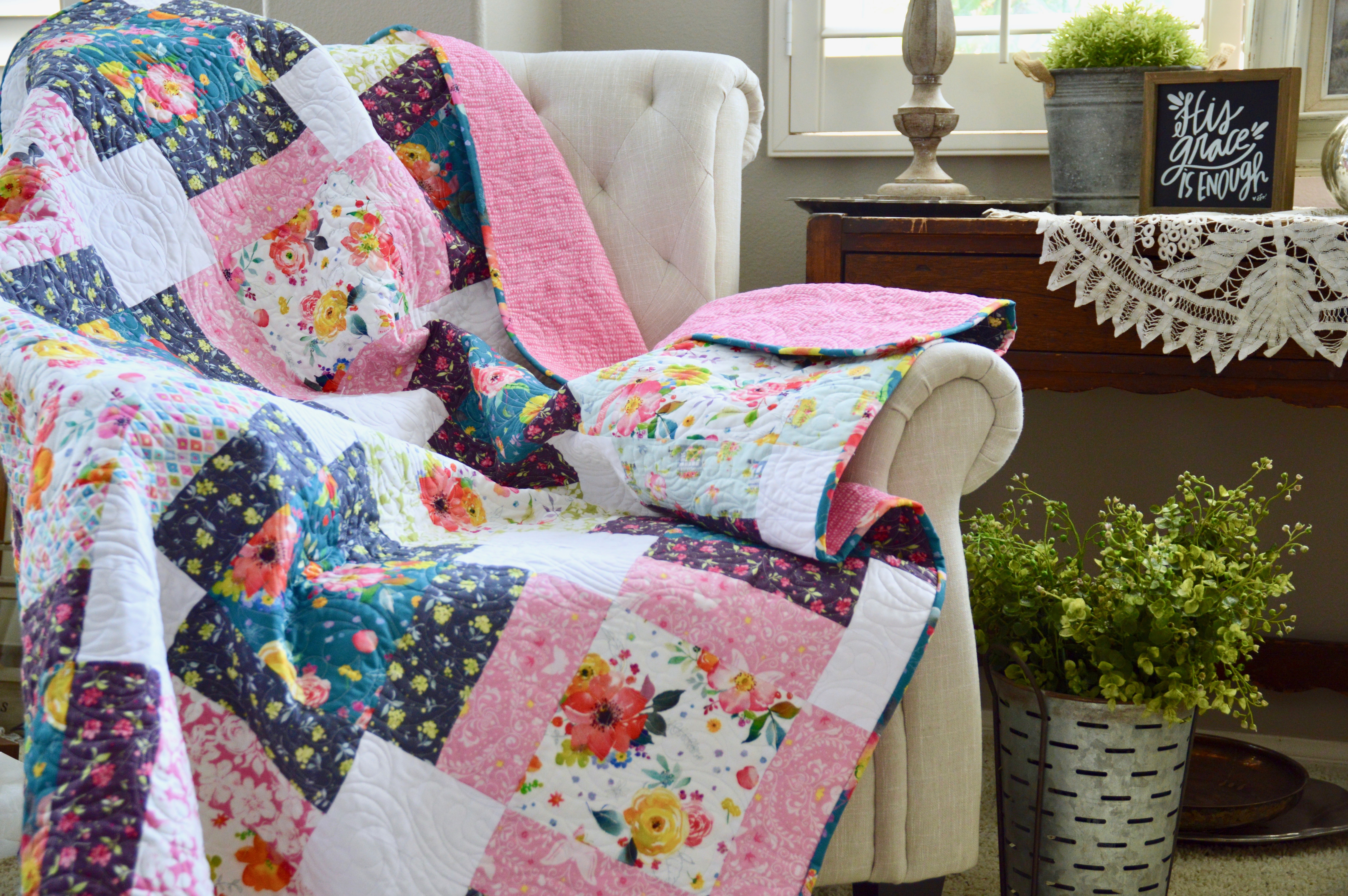 Flower Market Free Quilt Pattern 