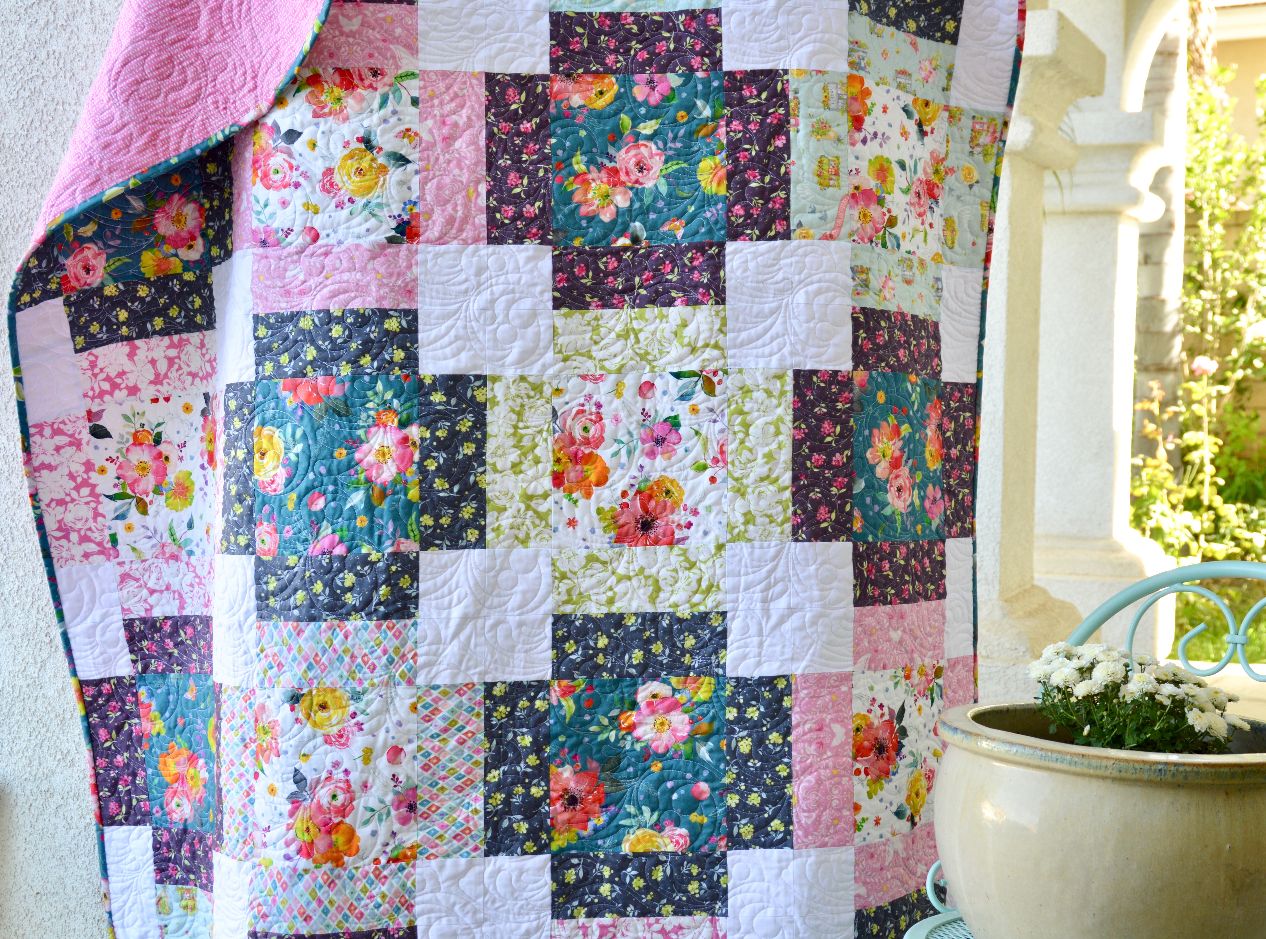 Flower Market Free Quilt Pattern 