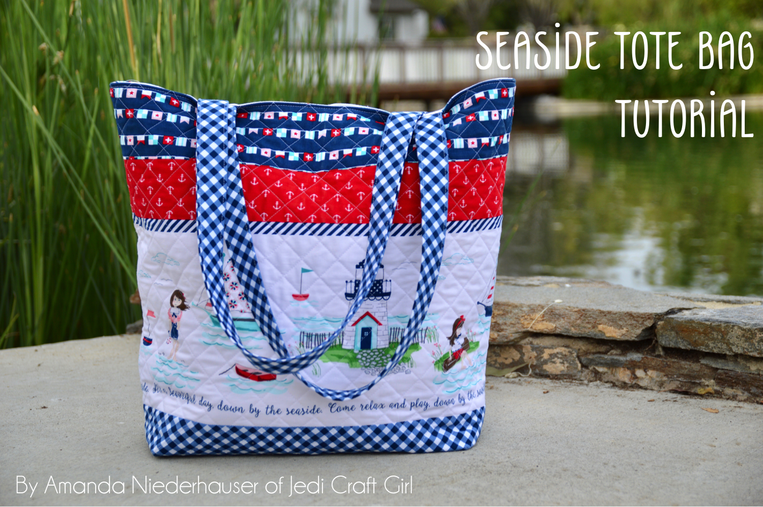 Let's go to the seaside Tote Bag – Tabitha Mary ltd