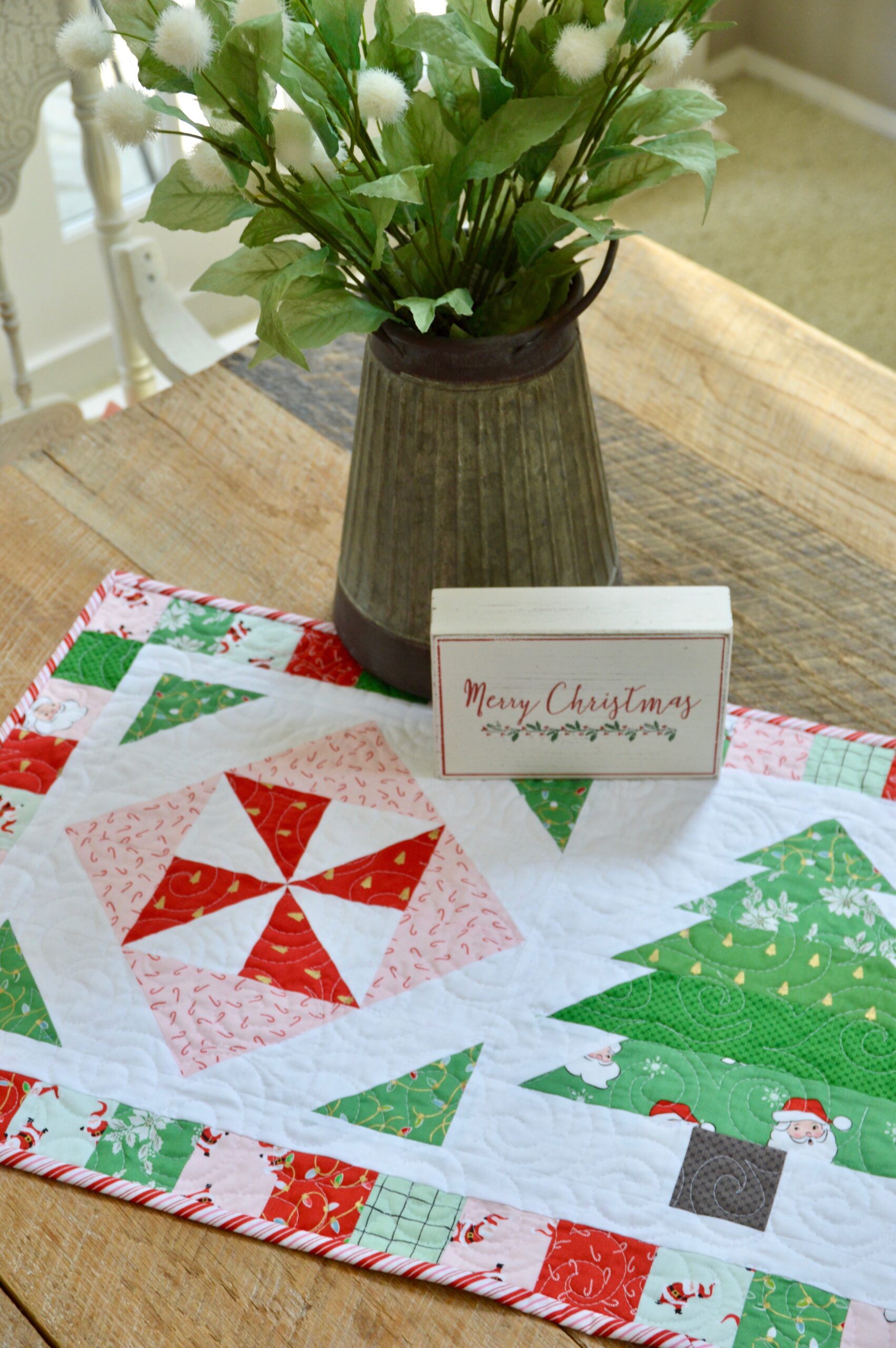 Peppermint Forest Table Runner And Quilt Pattern