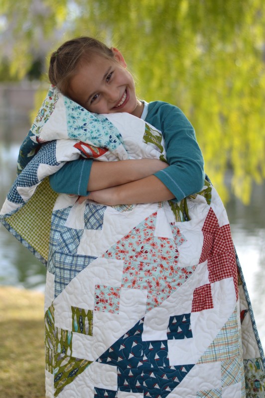 Surf Report Quilt Featuring Off Shore by Riley Blake Designs