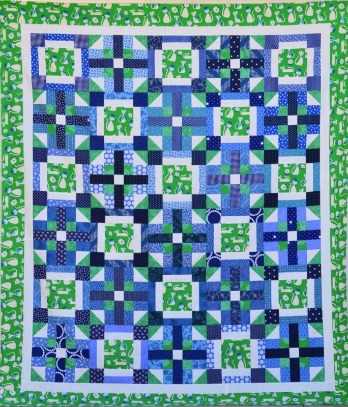 Blue & Green Quilt Pattern